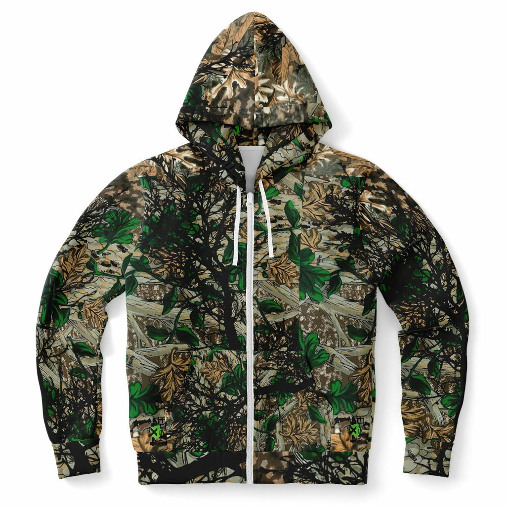 WORKIN' TUFF BUCKDRAGGER Zip-Up Hoodie - ELUSIVE 4 X 4