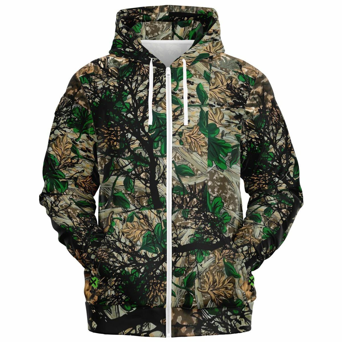 WORKIN' TUFF BUCKDRAGGER Zip-Up Hoodie - ELUSIVE 4 X 4